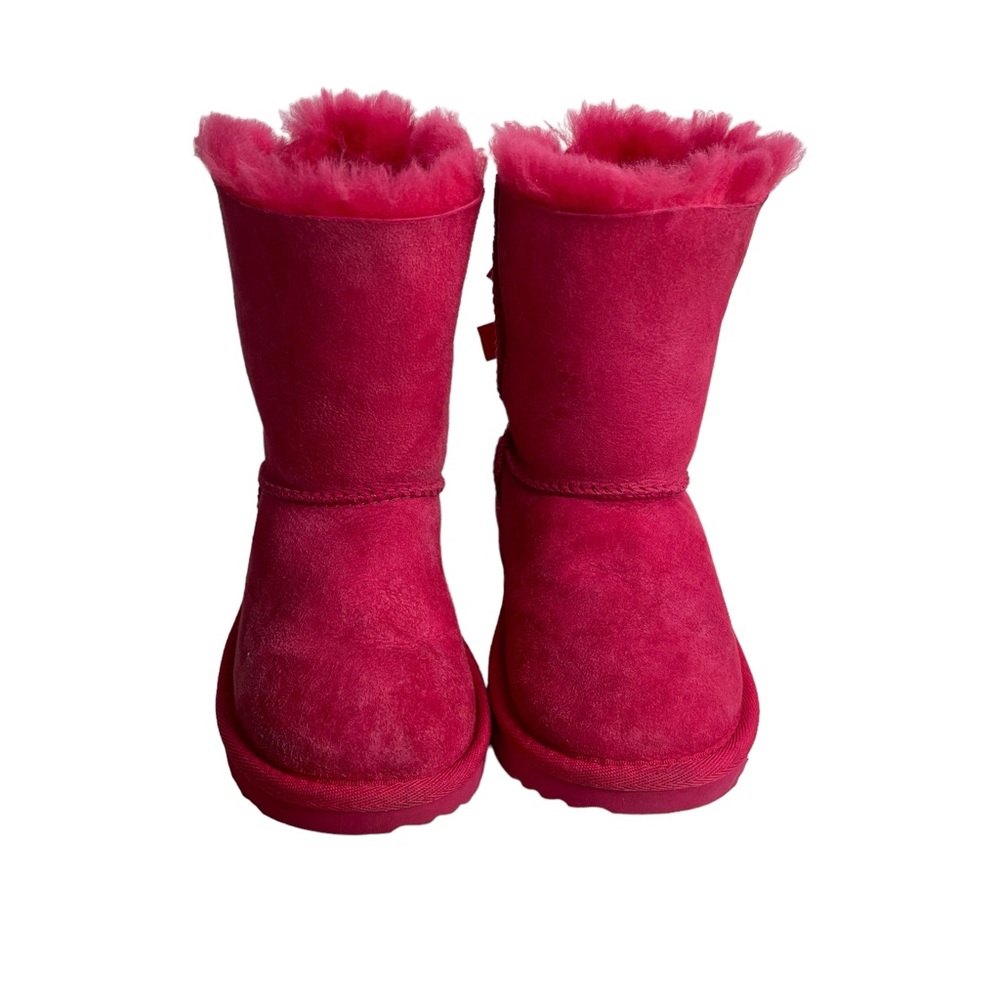 Ugg Bailey Bow II Boot - Berry Pink - Little Girl's Size 11